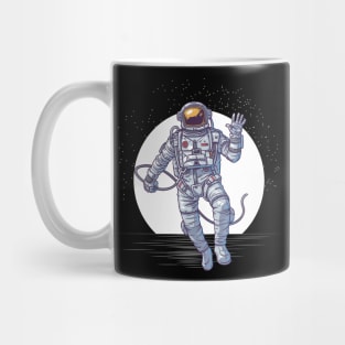 Astronaut knowing the moon Mug